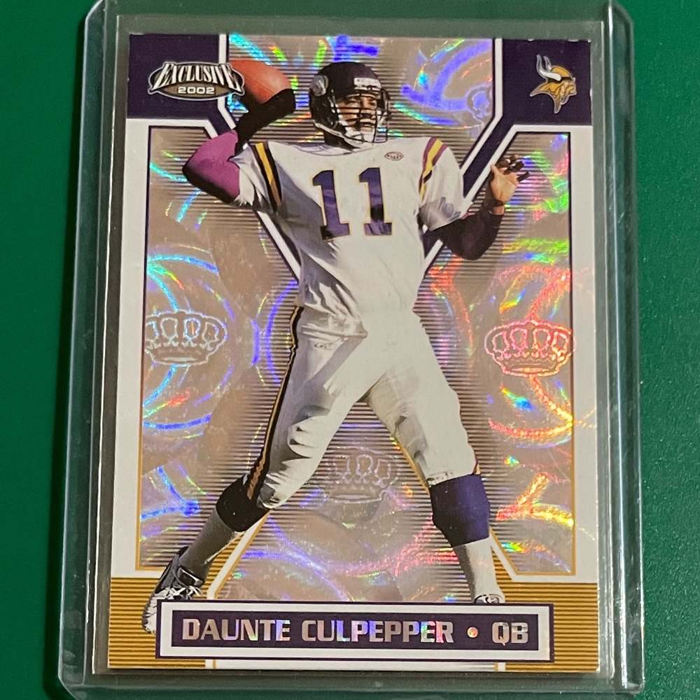 Daunte Culpepper #95 2002 Pacific Exclusive Football Trading Card
